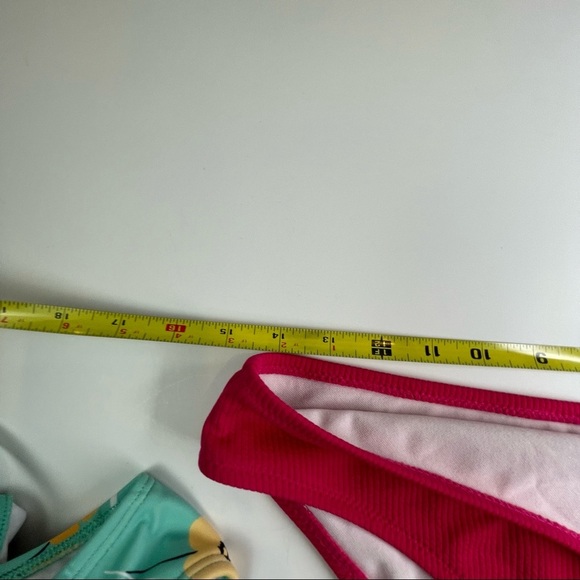 Shade & Shore One Shoulder Cut Out Ribbed One Piece Swim Pink S - Picture 10 of 14